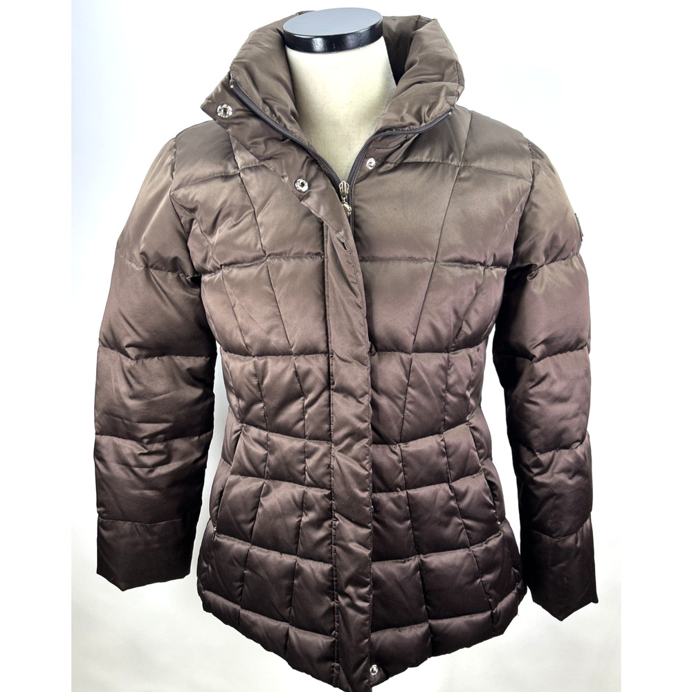 CALVIN KLEIN Women's Quilted Puffer Jacket 60/40 Duck/Waterfowl Feathers NO HOOD